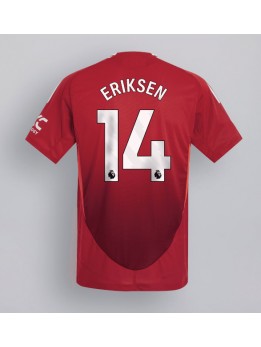 Moški Nogometna dresi replika Manchester United Christian Eriksen #14 Domači 2024-25 Kratek rokav